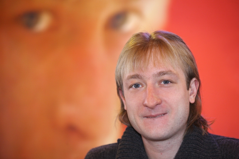 Krasobruslař Jevgenij Pljuščenko.