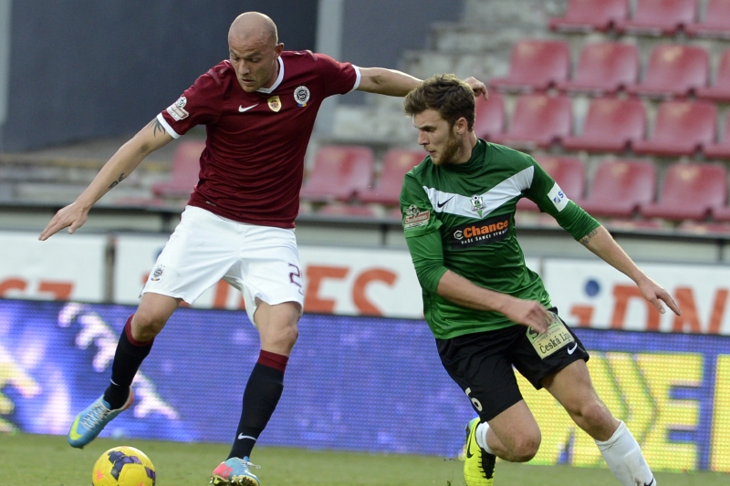 Fotbalista Sparty Roman Bednář.