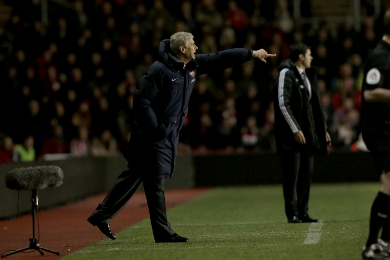 Kouč Arsenalu Arséne Wenger.