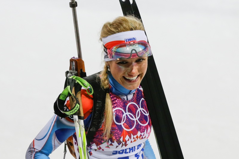 Biatlonistka Gabriela Soukalová získala senzační bronz.