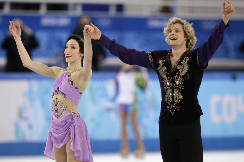 Krasobruslaři Meryl Davisová a Charlie White.