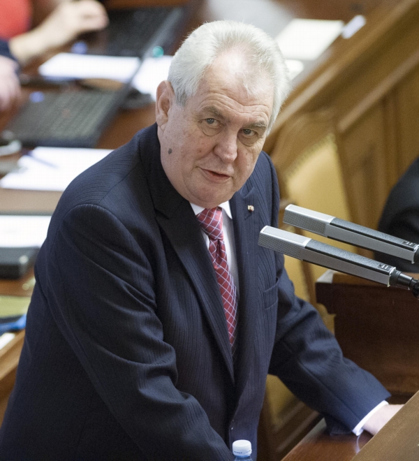 Prezident Miloš Zeman.