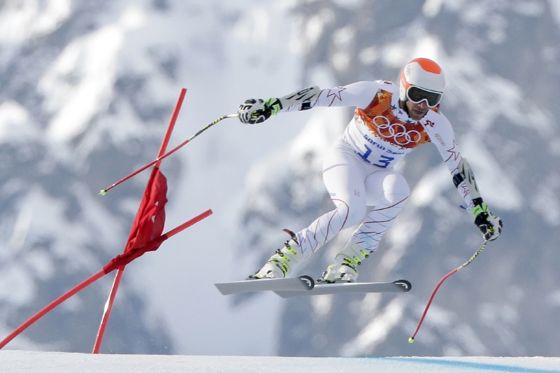 Lyžař Bode Miller.
