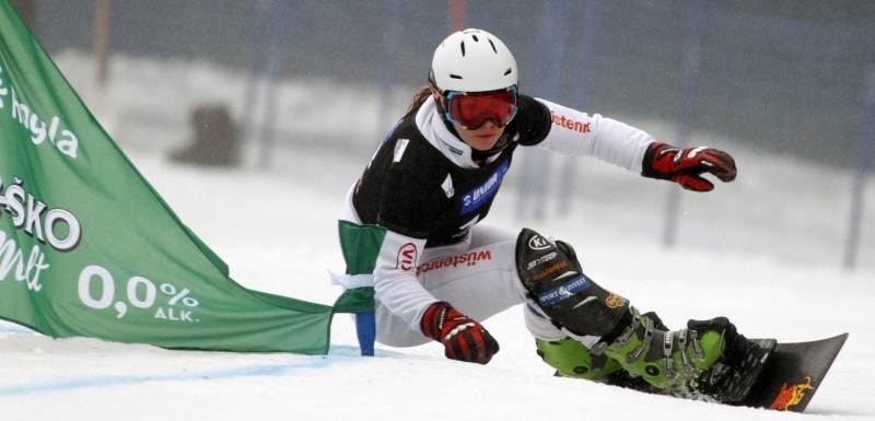 Snowboardistka Ester Ledecká. Snowboardistka Ester Ledecká.