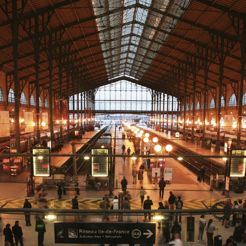 Gare du Nord, Paříž, Fancie. (Foto: Shutterstock.com/