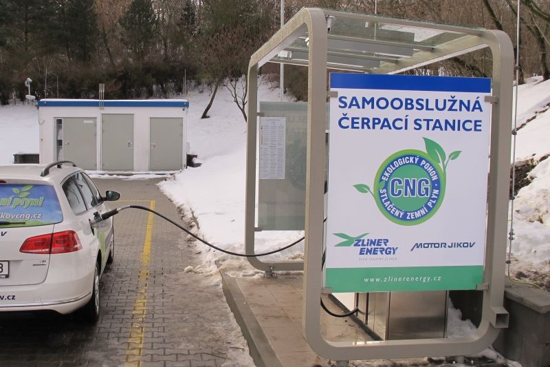 V Česku je zatím v provozu 52 čerpacícj stanic na CNG (ilustrační foto).