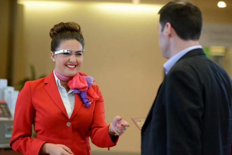Google Glass v podání Virgin Airlines