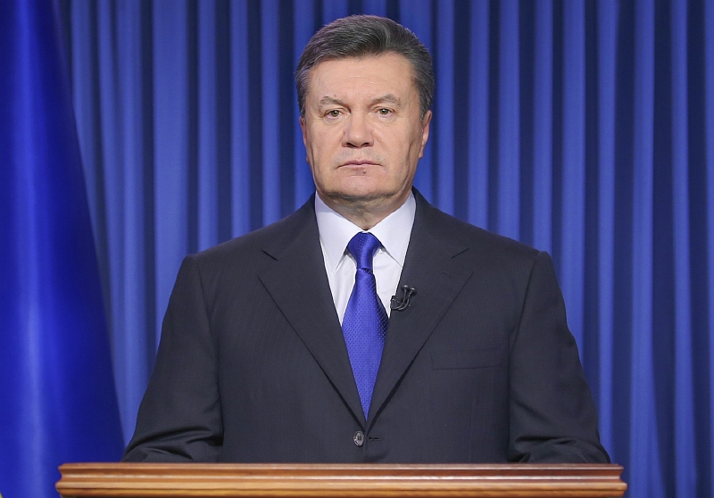 Ukrajinský prezident Viktor Janukovyč. Ukrajinský prezident Viktor Janukovyč.