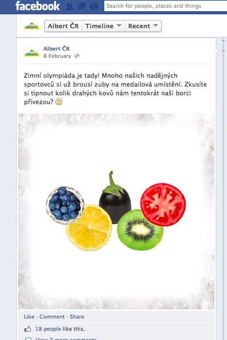 Albert tento příspěvek na Facebooku již na žádost ČOV smazal.
