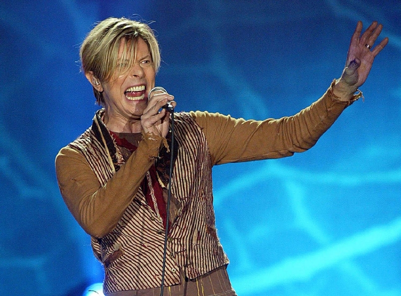 David Bowie získal titul britský zpěvák. David Bowie získal titul britský zpěvák.