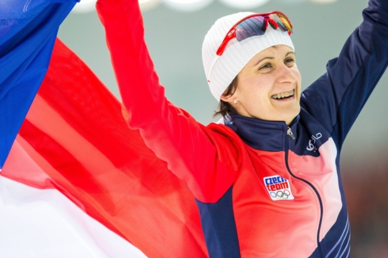 Olympijská vítězka Martina Sáblíková.