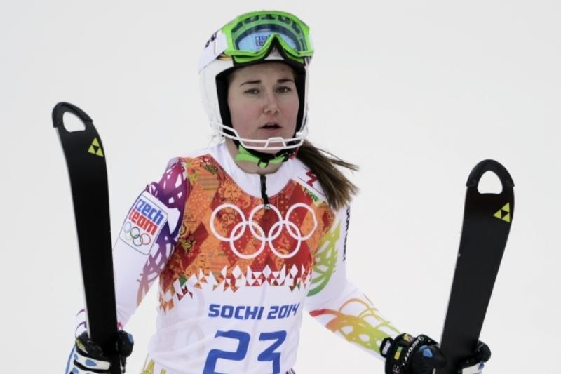 Šárka Strachová v pátek pojede olympijský slalom.