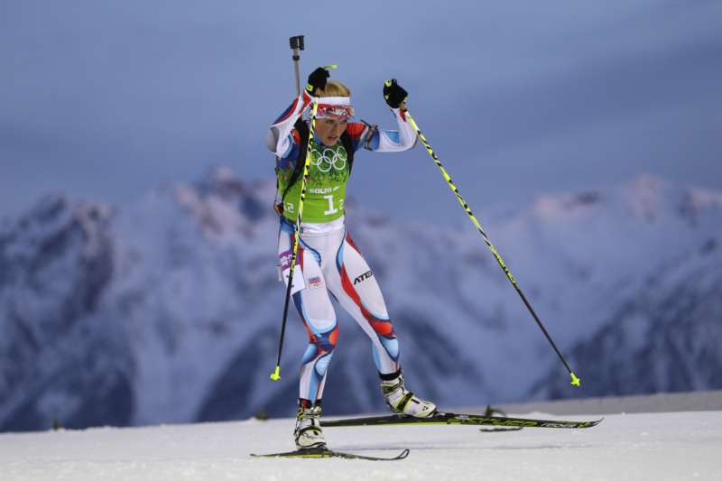Biatlonistka Gabriela Soukalová.