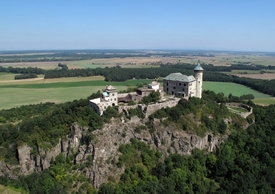 Hrad Kunětická hora.