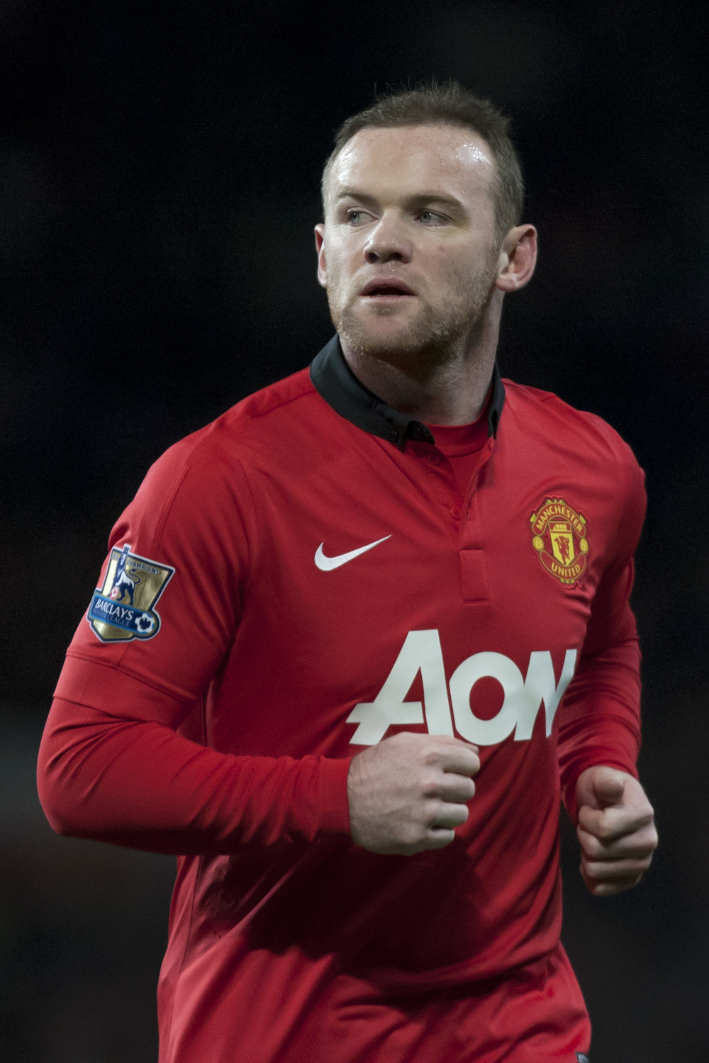 Hvězda Manchesteru Wayne Rooney. 