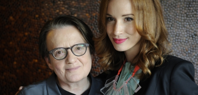 Režisérka snímku Agnieszka Hollandová (vlevo) a Tatiana Pauhofová, jež ztvárnila jednu z hlavních rolí.