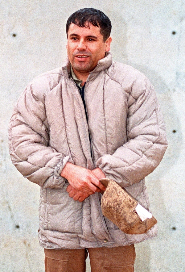 Joaquín Guzmán v roce 1993, kdy byl poprvé zadržen v Guatemale.