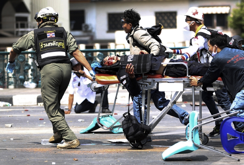 Demonstrace v Thajsku.