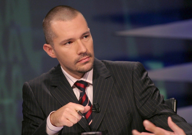 Moderátor Martin Veselovský.