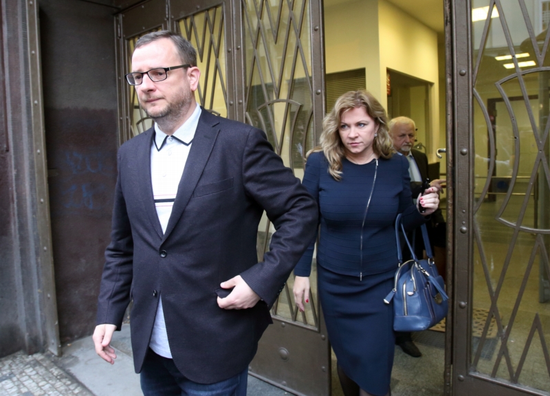 Petr Nečas s manželkou Janou. Petr Nečas s manželkou Janou.