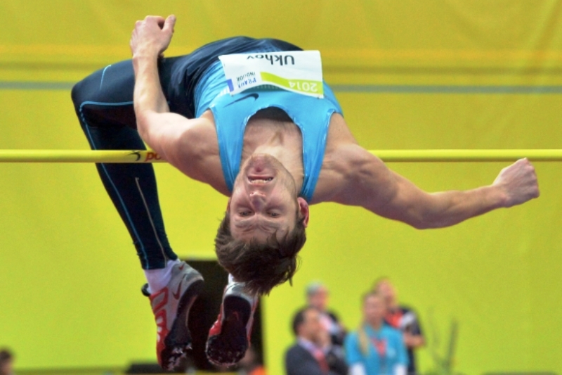 Ruský výškař Ivan Uchov.