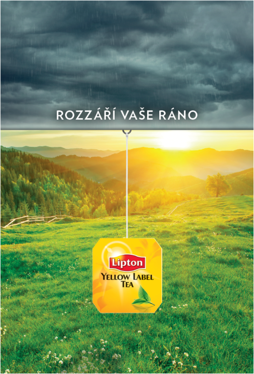 Reklama na Lipton.