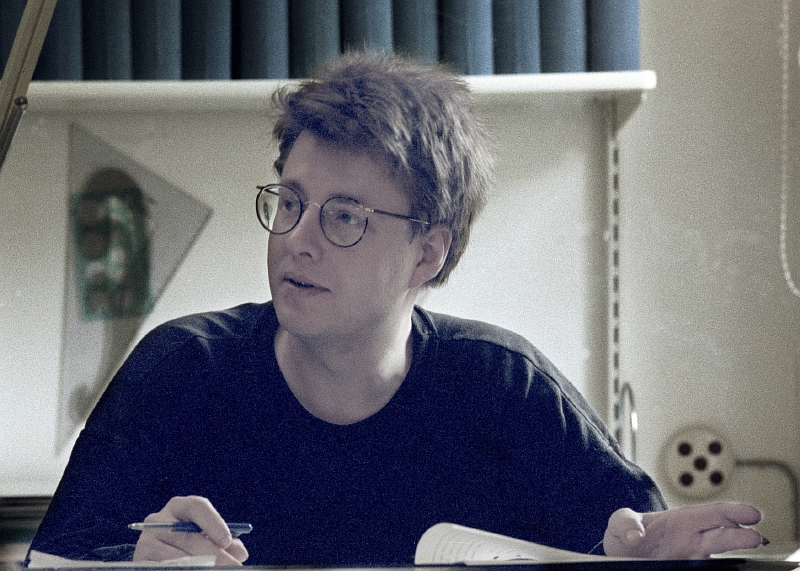 Stieg Larsson zemřel v roce 2004 na infarkt. Snímek je z roku 1980. Stieg Larsson zemřel v roce 2004 na infarkt. Snímek je z roku 1980.
