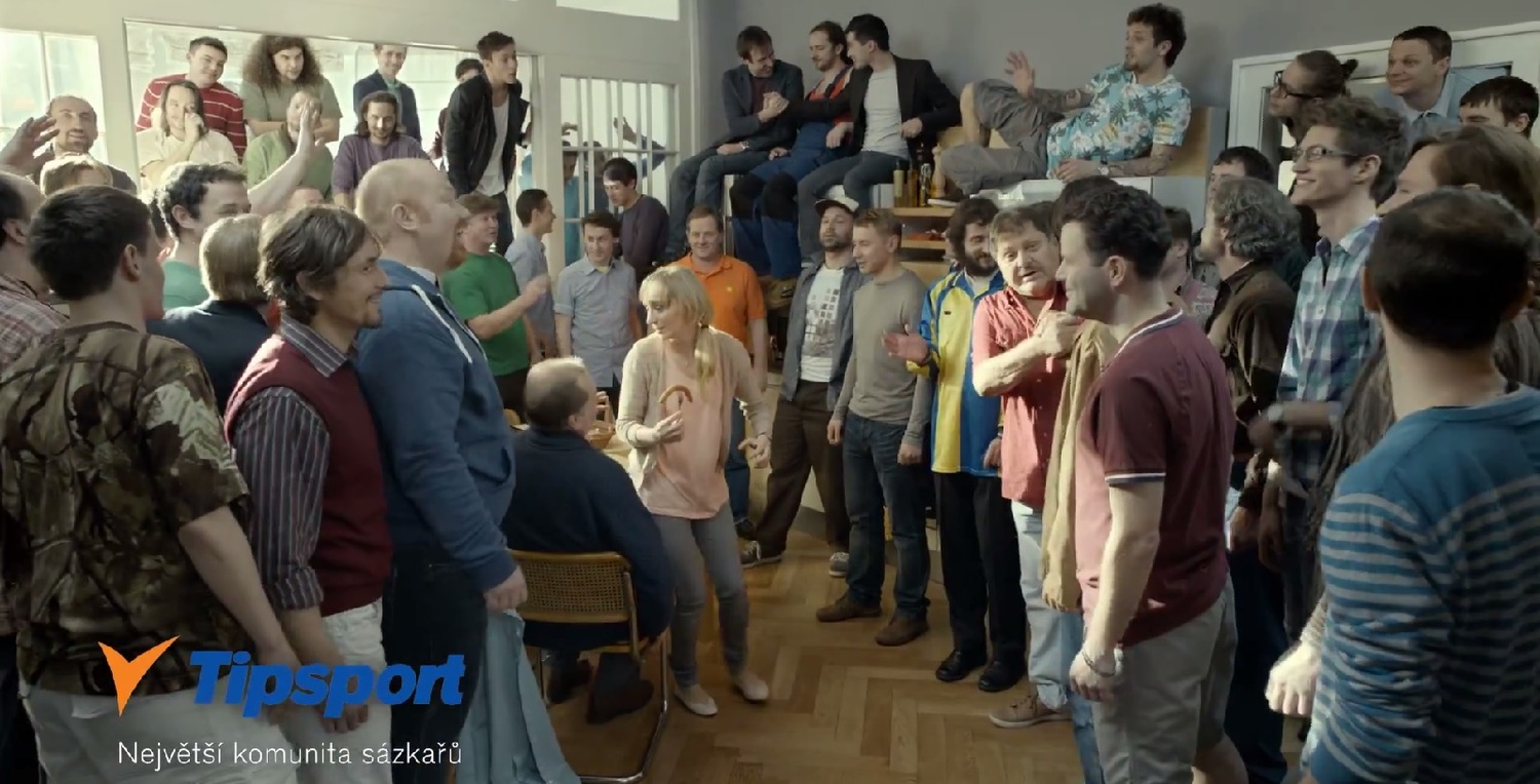Reklama na Tipsport od Saatchi & Saatchi.