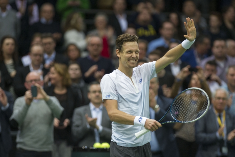 Tomáš Berdych z postupu do semifinále turnaje v Dubaji.