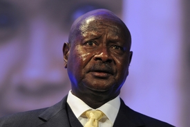 Ugandský prezident Yoweri Museveni.