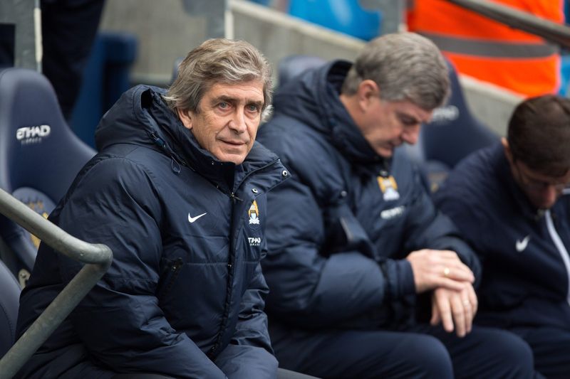 Trenér Manchesteru City Manuel Pellegrini.