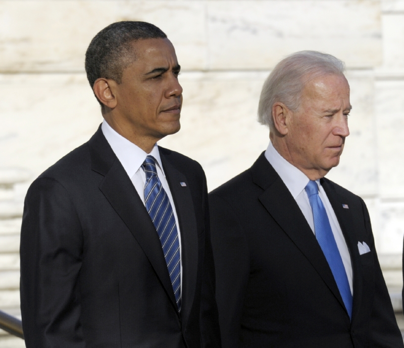 Prezident Barack Obama a viceprezident Joe Biden. Prezident Barack Obama a viceprezident Joe Biden.