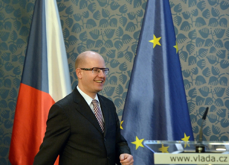 Premiér Bohuslav Sobotka.