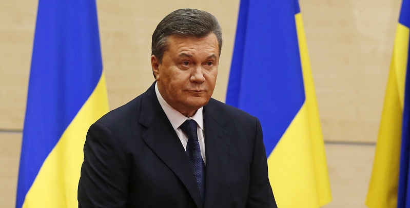 Prchající prezident Viktor Janukovyč prý doprchal.