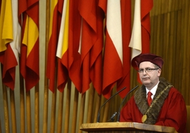 Nový rektor Univerzity Karlovy Karel Zima.