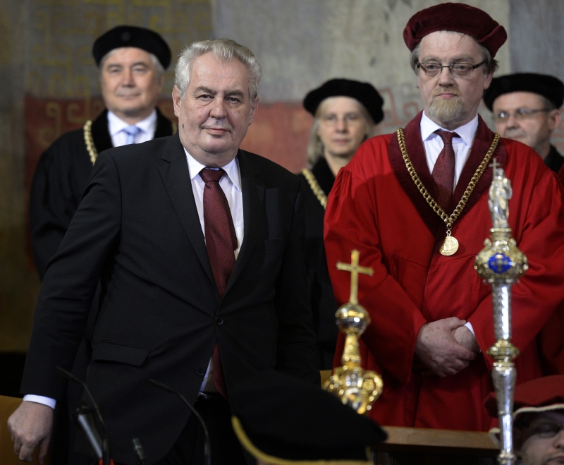 Prezident Miloš Zeman.