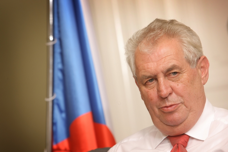 Prezident Miloš Zeman.