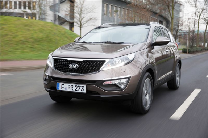 Modernizovaný model Sportage zdobí nová maska.