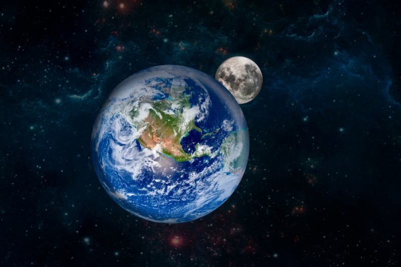 Malý asteroid se dnes přiblíží Zemi víc než Měsíc (ilustrační foto).