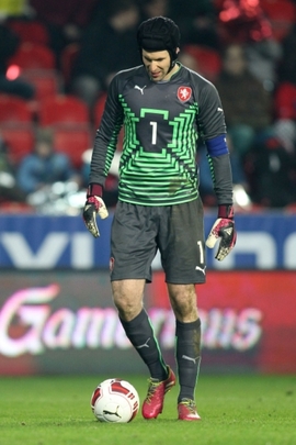 Brankář Petr Čech.