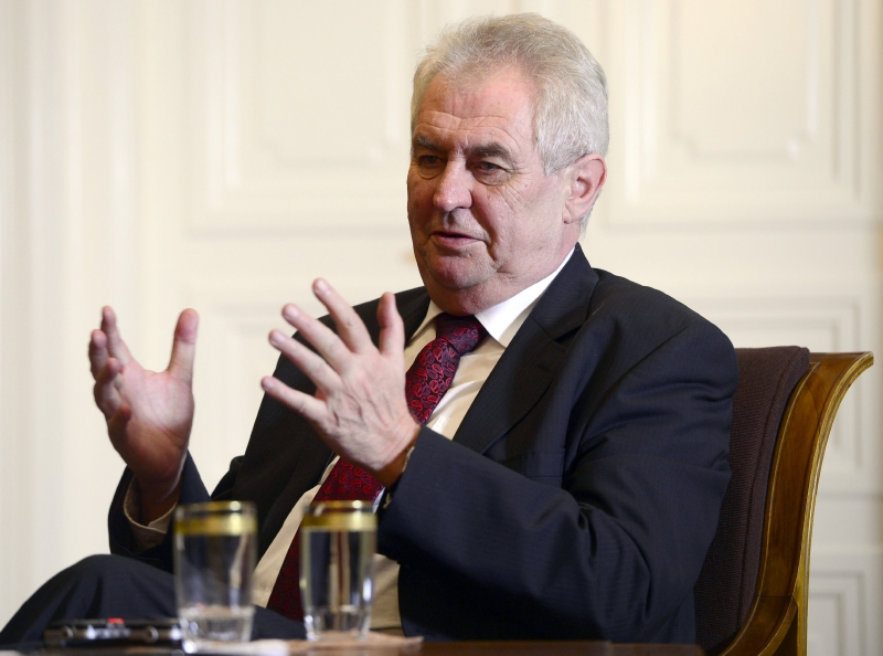 Prezident Miloš Zeman. Prezident Miloš Zeman.