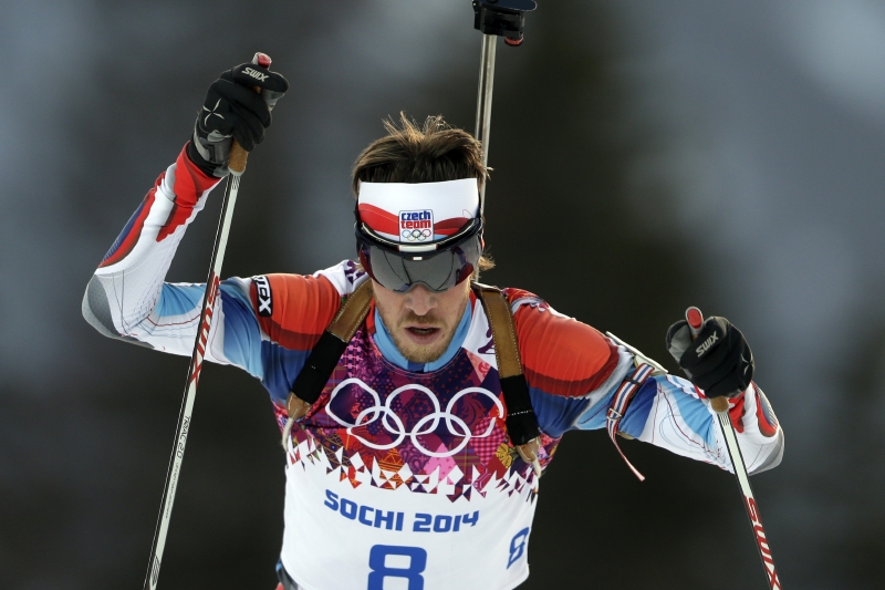 Biatlonista Jaroslav Soukup.