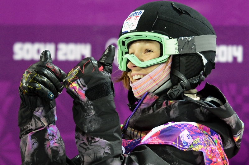 Snowboardistka Šárka Pančochová.