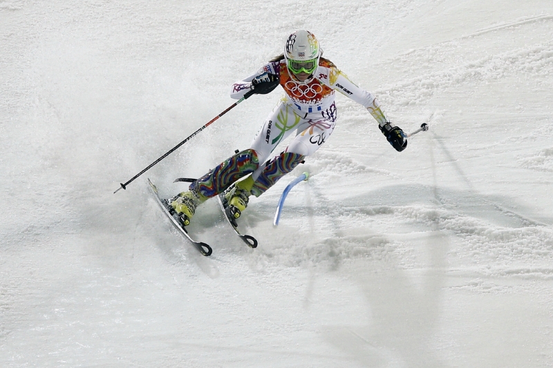 Lyžařka Šárka Strachová.