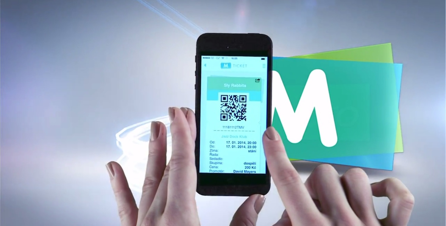 Aplikace mTicket.