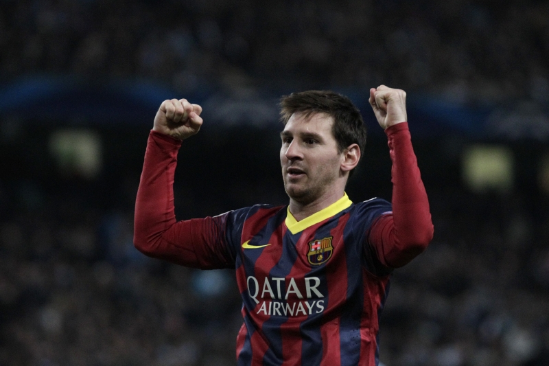 Hvězdný Argentinec Lionel Messi.