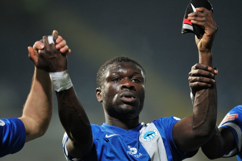 Autor jediného gólu zápasu, liberecký záložník Kevin Luckassen.