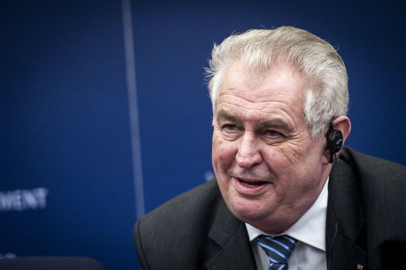 Prezident Miloš Zeman.