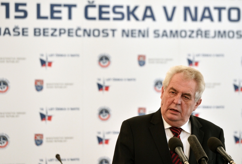 Prezident Miloš Zeman. Prezident Miloš Zeman.
