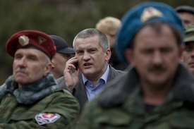 Krymský premiér Sergej Aksjonov che Ukrajině ukrást majetek, který má na poloostrově.